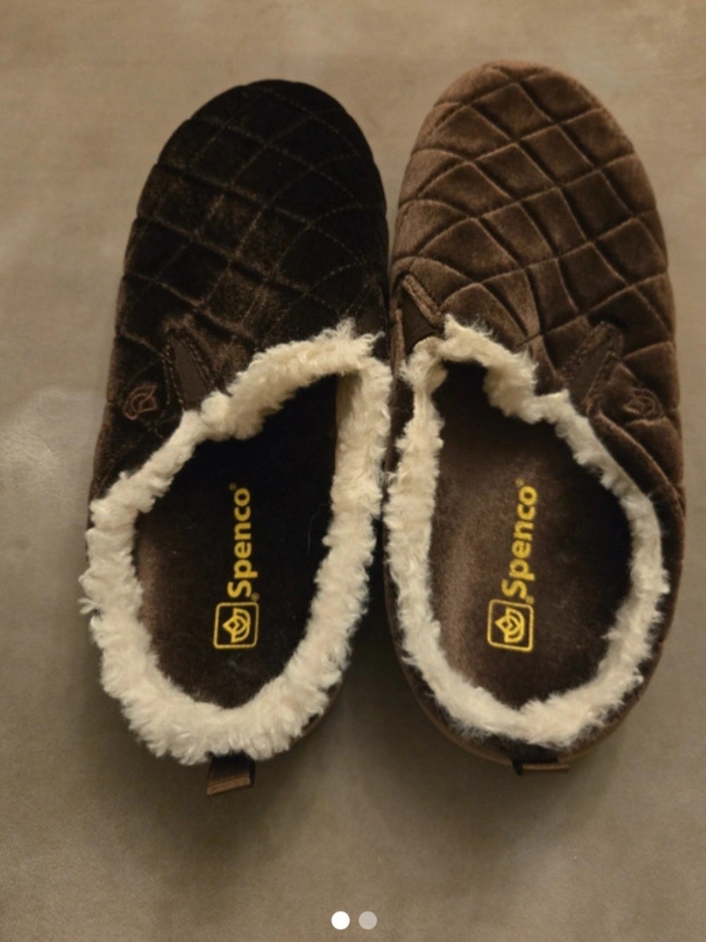 Spenco Quilted Slip-On Slippers with Lining